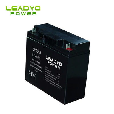 Pin chu kỳ sâu Lifepo4, Vỏ nhựa ABS Pin sạc 12V 20ah