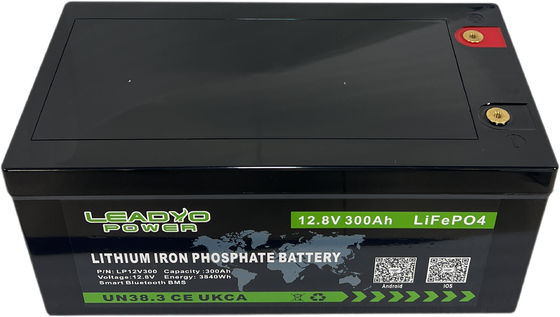 Pin Lithium ion thông minh Marine 12V 300Ah Thuyền Chu kỳ sâu Pin Lifepo4 với BMS