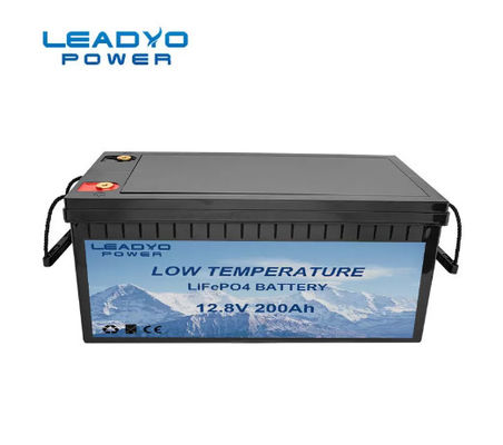 Pin Lithium ion Marine có thể sạc lại ở nhiệt độ thấp Pin 12V 200Ah LiFePO4 có chức năng tự sưởi ấm