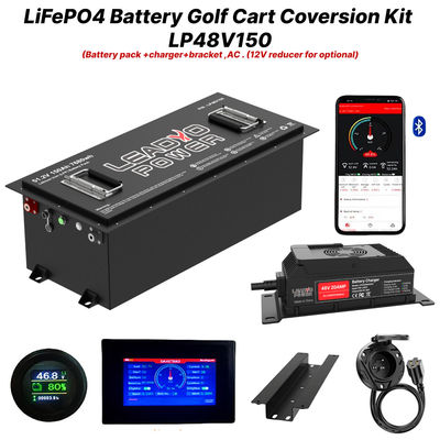 Mua 48V 150Ah 51.2V LiFePO4 Lithium Golf Cart Battery Conversion Kit 250Amp đầu ra liên tục, 520A/20S sản xuất trực tuyến