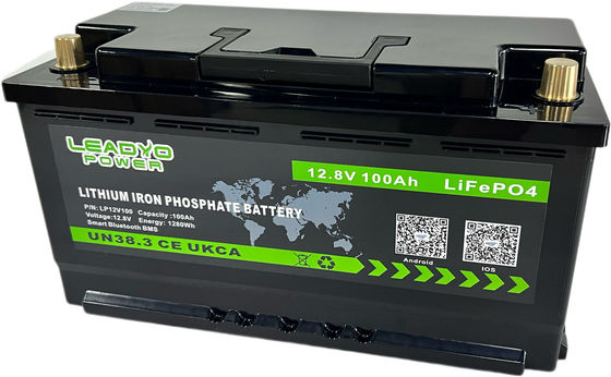 Mua Pin LiFePO4 lithium Iron Phosphate Bluetooth 12V 100Ah với BMS sản xuất trực tuyến