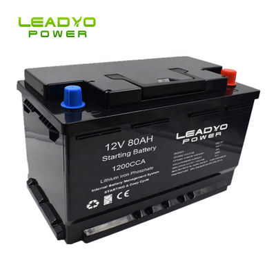 Giá tốt Ắc quy khởi động Lithium 12V 80Ah 1200CCA cho ô tô hàng hải trực tuyến
