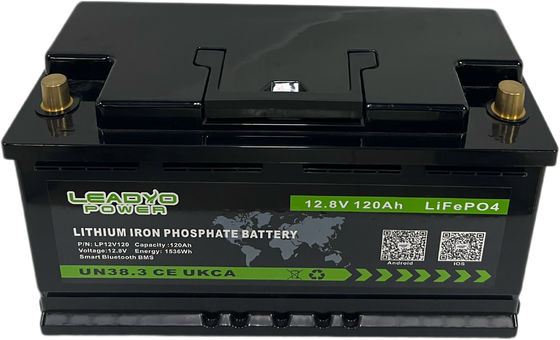 Pin Lithium Ion 12V 120Ah LiFePO4 tự sưởi ấm cho hệ thống motorhome RV Caravan năng lượng mặt trời
