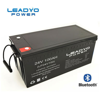 Giá tốt Pin thông minh Lithium ion Marine 24v 100Ah Pin Lifepo4 chu kỳ sâu cho thuyền du thuyền có Bluetooth trực tuyến