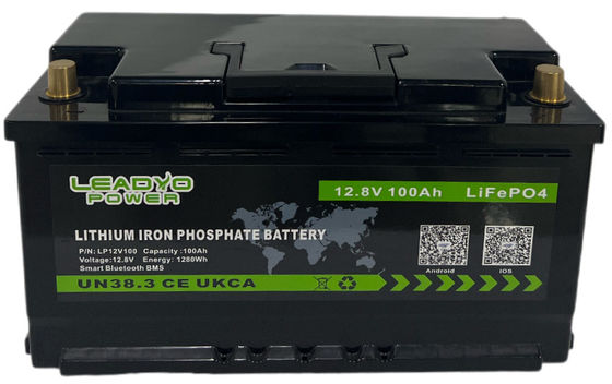 L4 L5 12.8V 100Ah LiFePO4 pin với chứng chỉ CE / UN38.3 / MSDS cho RV Camper Van